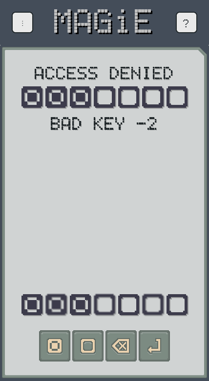 DoorLock puzzle with one bit wrong